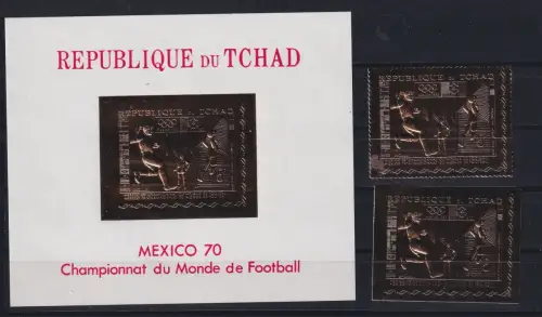 Tschad 306 A+B, Block 7 postfrisch Olympia 1968 Mexiko #DAH64