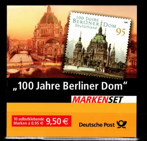 BRD Bund MH 57 mit Tagesstempel gestempelt Markenheft #DAI13