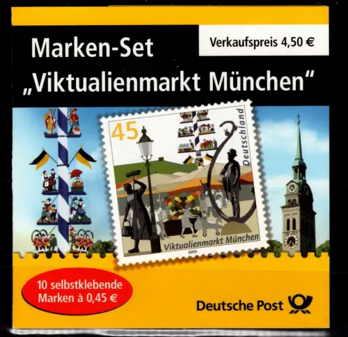 BRD Bund MH 53 mit Tagesstempel gestempelt Markenheft #DAI17