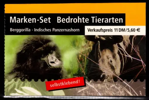 BRD Bund MH 44 mit Tagesstempel gestempelt Markenheft #DAI21