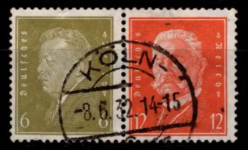 Deutsches Reich Zd W29 gestempelt Zusammendrucke #ON619