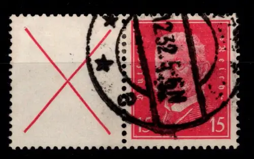 Deutsches Reich W 30.1 gestempelt Zusammendruck #OU965