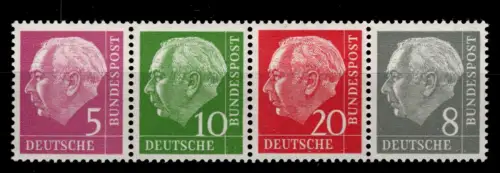 BRD Bund W 22 Y postfrisch Heuss- Zusammendruck #DAI69