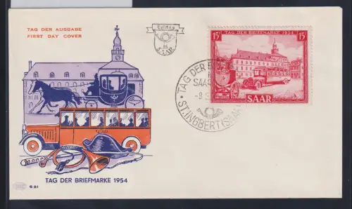 Saarland 349 als Ersttagsbrief #DAJ28