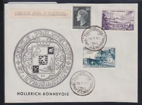 Luxemburg 511, 512- 523 als Ersttagsbrief #DAJ68