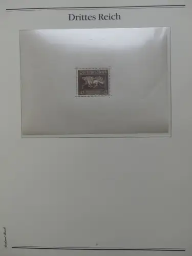 Deutsches Reich 1933-1945 teilbesammelt aus Borek Abo auf Borek-Seiten #LZ769