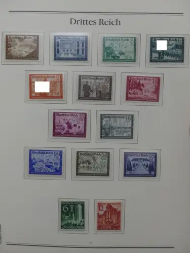 Deutsches Reich 1933-1945 teilbesammelt aus Borek Abo auf Borek-Seiten #LZ769