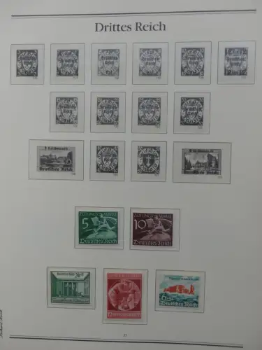 Deutsches Reich 1933-1945 teilbesammelt aus Borek Abo auf Borek-Seiten #LZ769