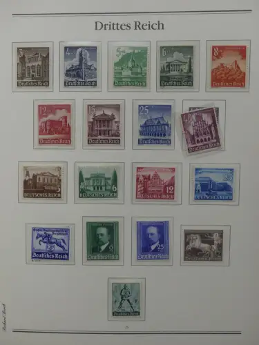 Deutsches Reich 1933-1945 teilbesammelt aus Borek Abo auf Borek-Seiten #LZ769