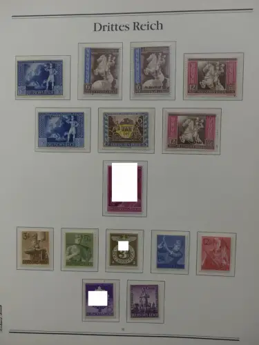 Deutsches Reich 1933-1945 teilbesammelt aus Borek Abo auf Borek-Seiten #LZ769