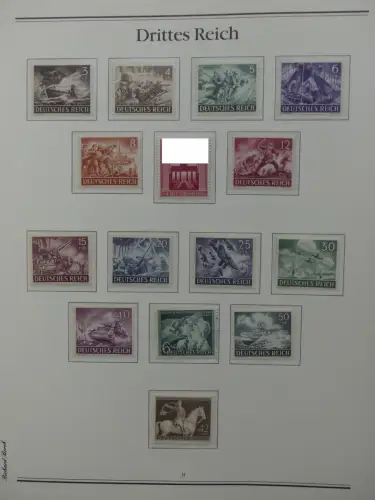 Deutsches Reich 1933-1945 teilbesammelt aus Borek Abo auf Borek-Seiten #LZ769