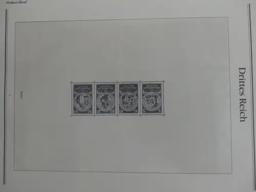 Deutsches Reich 1933-1945 teilbesammelt aus Borek Abo auf Borek-Seiten #LZ769