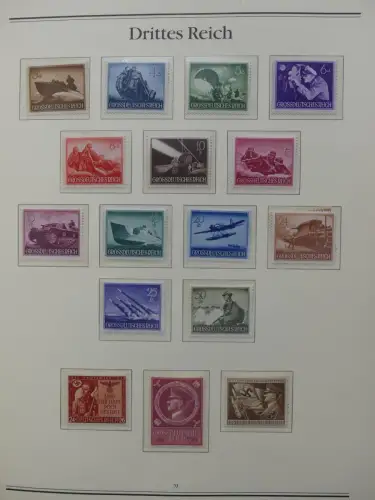 Deutsches Reich 1933-1945 teilbesammelt aus Borek Abo auf Borek-Seiten #LZ769