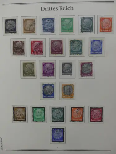 Deutsches Reich 1933-1945 teilbesammelt aus Borek Abo auf Borek-Seiten #LZ769