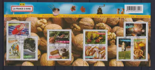 Frankreich 4484-4493 postfrisch als Kleinbogen #OU363