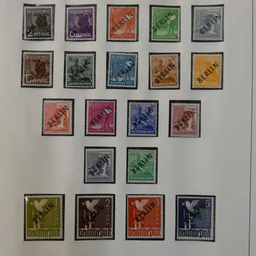 Berlin bis auf Block 1 ** komplett in 2 Lindner Alben #MA002