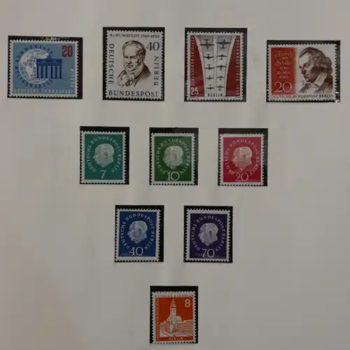 Berlin bis auf Block 1 ** komplett in 2 Lindner Alben #MA002