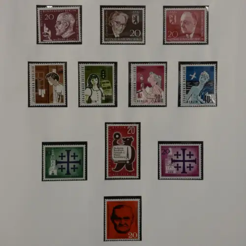 Berlin bis auf Block 1 ** komplett in 2 Lindner Alben #MA002