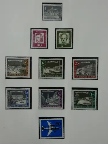 Berlin bis auf Block 1 ** komplett in 2 Lindner Alben #MA002