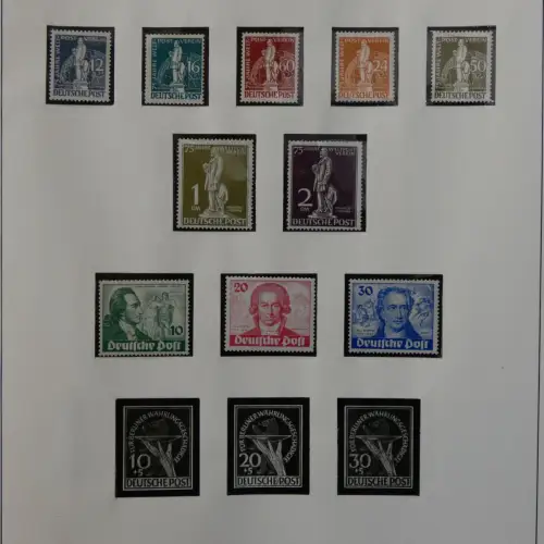 Berlin bis auf Block 1 ** komplett in 2 Lindner Alben #MA002