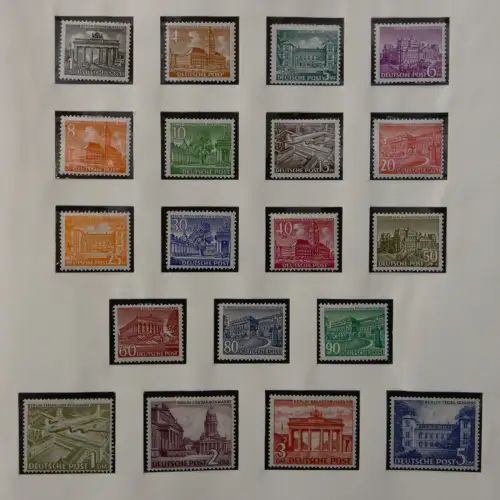 Berlin bis auf Block 1 ** komplett in 2 Lindner Alben #MA002