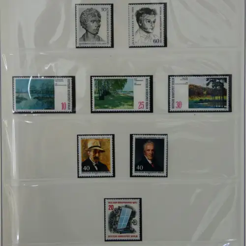 Berlin bis auf Block 1 ** komplett in 2 Lindner Alben #MA002