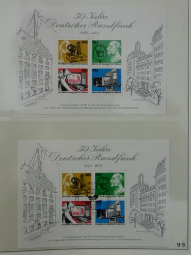 Berlin bis auf Block 1 ** komplett in 2 Lindner Alben #MA002