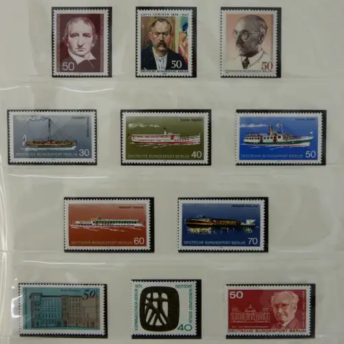 Berlin bis auf Block 1 ** komplett in 2 Lindner Alben #MA002