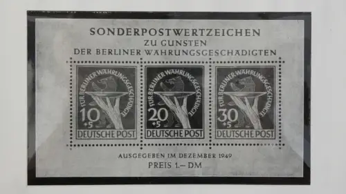 Berlin bis auf Block 1 ** komplett in 2 Lindner Alben #MA002