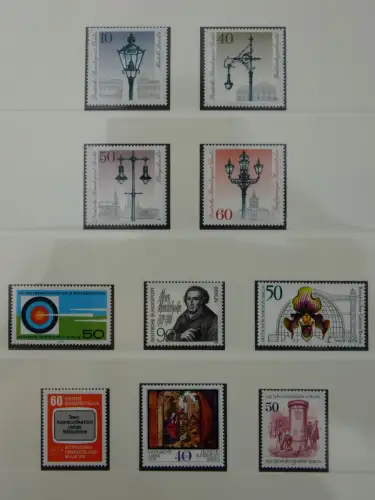 Berlin bis auf Block 1 ** komplett in 2 Lindner Alben #MA002