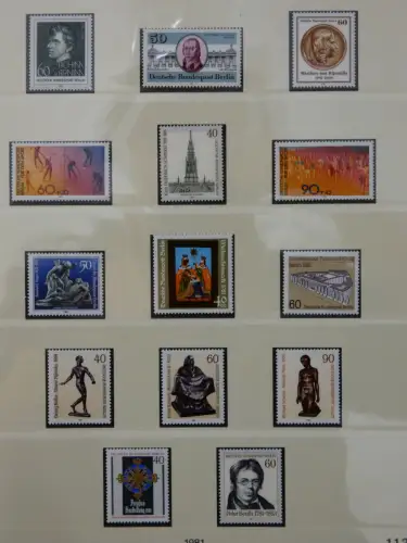 Berlin bis auf Block 1 ** komplett in 2 Lindner Alben #MA002