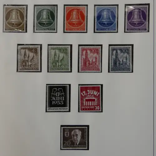 Berlin bis auf Block 1 ** komplett in 2 Lindner Alben #MA002