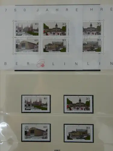 Berlin bis auf Block 1 ** komplett in 2 Lindner Alben #MA002