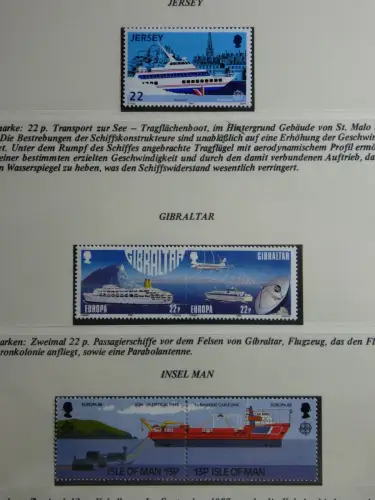 Motiv Schiffe kleine Sammlung im Lindner Binder #MA009