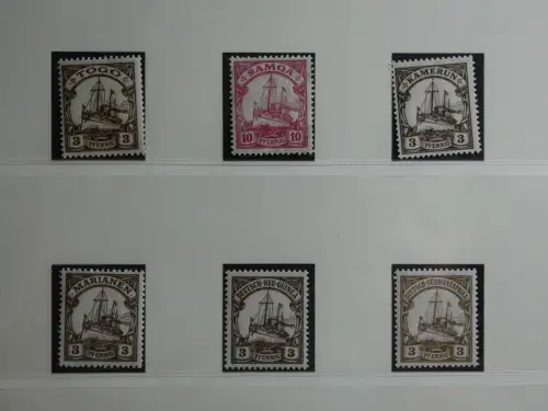 Motiv Schiffe kleine Sammlung im Lindner Binder #MA009
