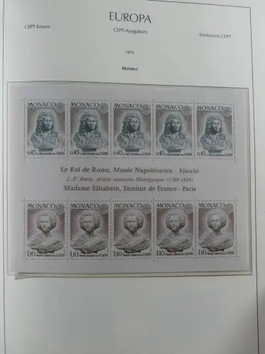 Europa/Cept ab 1956-1992 besammelt in 4 Leuchtturm Bindern #LZ978