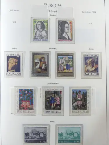 Europa/Cept ab 1956-1992 besammelt in 4 Leuchtturm Bindern #LZ978