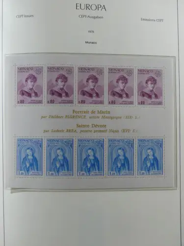 Europa/Cept ab 1956-1992 besammelt in 4 Leuchtturm Bindern #LZ978