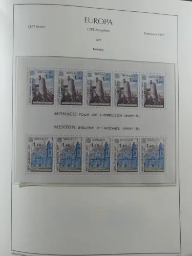 Europa/Cept ab 1956-1992 besammelt in 4 Leuchtturm Bindern #LZ978