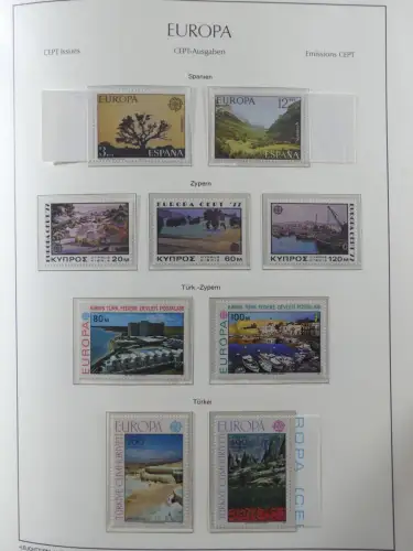 Europa/Cept ab 1956-1992 besammelt in 4 Leuchtturm Bindern #LZ978