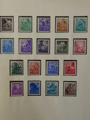DDR ab Anfängen postfrisch bis 1984 besammelt in 5 Lindner Alben #LZ999