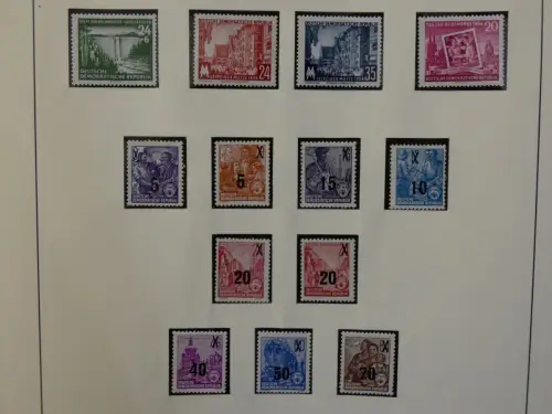DDR ab Anfängen postfrisch bis 1984 besammelt in 5 Lindner Alben #LZ999