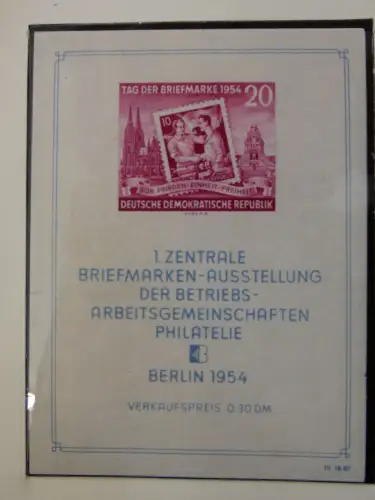 DDR ab Anfängen postfrisch bis 1984 besammelt in 5 Lindner Alben #LZ999
