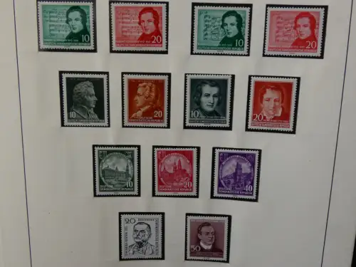 DDR ab Anfängen postfrisch bis 1984 besammelt in 5 Lindner Alben #LZ999