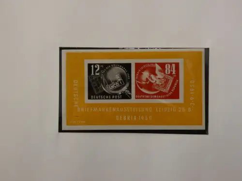 DDR ab Anfängen postfrisch bis 1984 besammelt in 5 Lindner Alben #LZ999