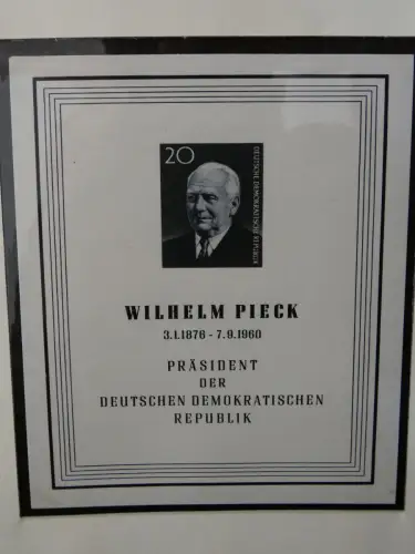 DDR ab Anfängen postfrisch bis 1984 besammelt in 5 Lindner Alben #LZ999