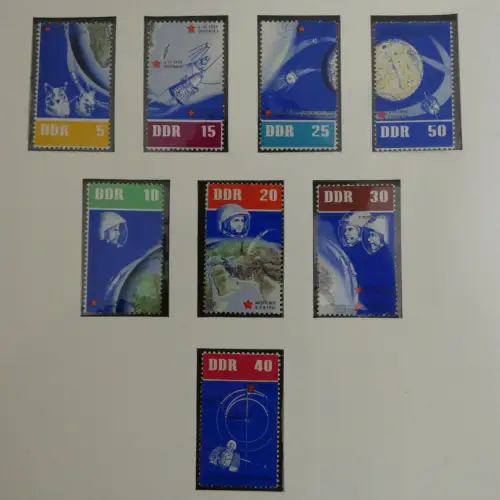 DDR ab Anfängen postfrisch bis 1984 besammelt in 5 Lindner Alben #LZ999