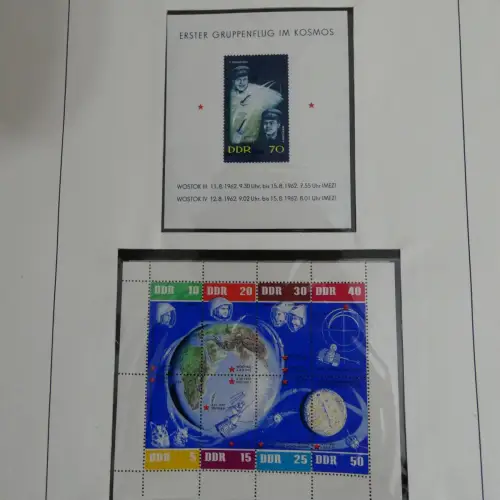 DDR ab Anfängen postfrisch bis 1984 besammelt in 5 Lindner Alben #LZ999