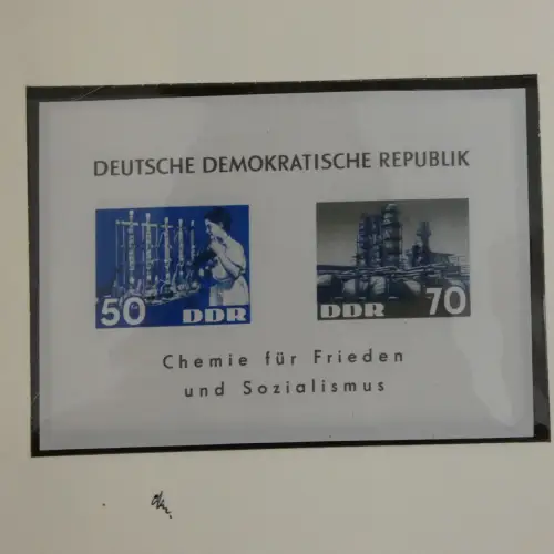 DDR ab Anfängen postfrisch bis 1984 besammelt in 5 Lindner Alben #LZ999