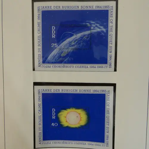 DDR ab Anfängen postfrisch bis 1984 besammelt in 5 Lindner Alben #LZ999